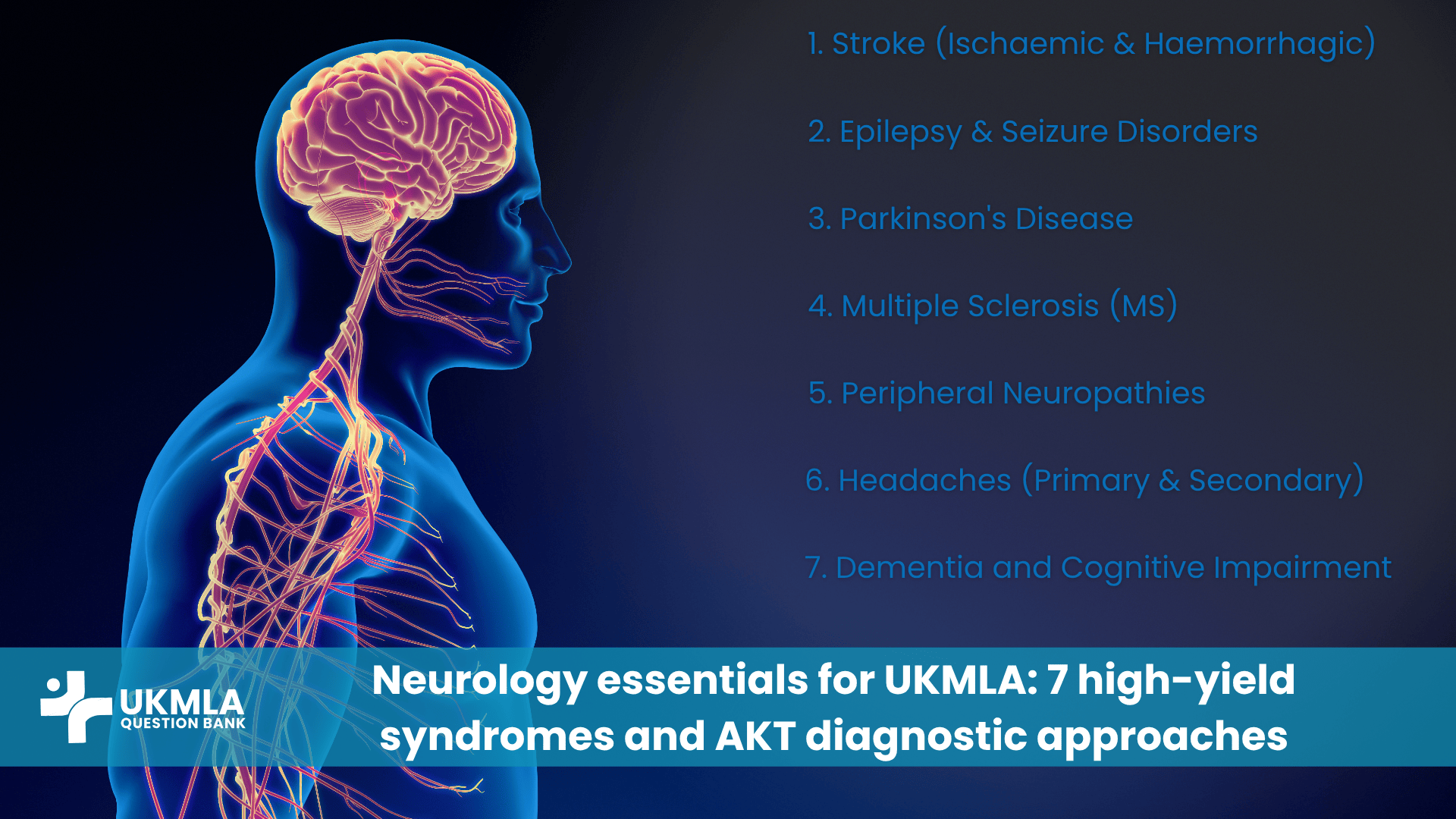 Depicting brain pathways or a neurological examination, representing UKMLA Neurology Essentials for medical students