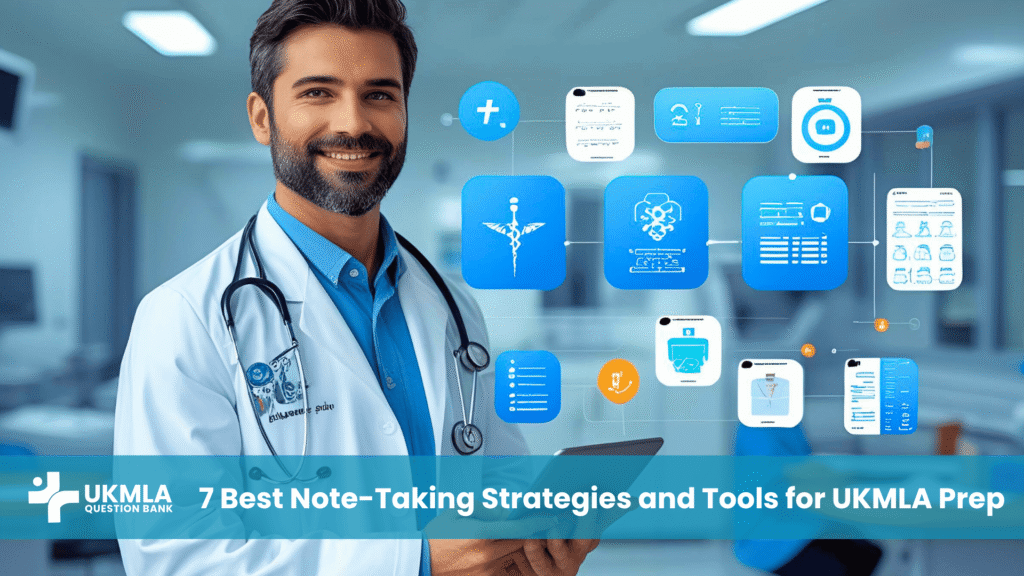 7 UKMLA note-taking strategies and digital tools for effective medical exam preparation.