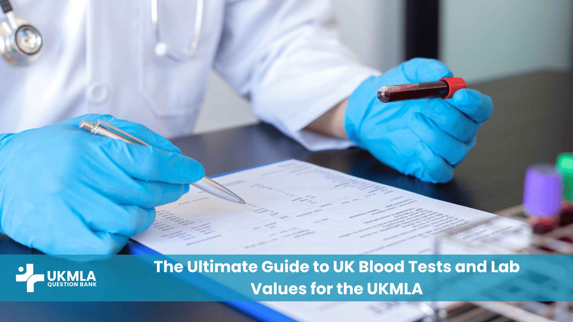 Medical student reviewing uk lab values UKMLA